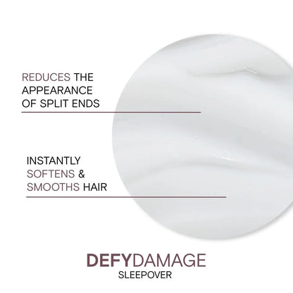 Joico Defy Damage Sleepover Overnight Nourishing Treatment – No Rinse, Instantly Softens & Smooths, Strengthens Bonds, Reduces Breakage & Split Ends, with Arginine & Keratin, 3.38 oz Avelisse