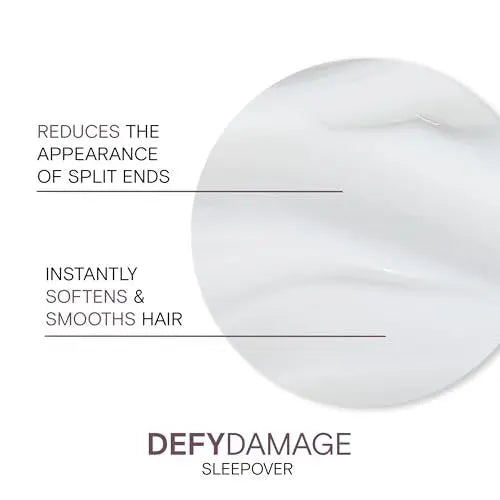 Joico Defy Damage Sleepover Overnight Nourishing Treatment – No Rinse, Instantly Softens & Smooths, Strengthens Bonds, Reduces Breakage & Split Ends, with Arginine & Keratin, 3.38 oz Avelisse