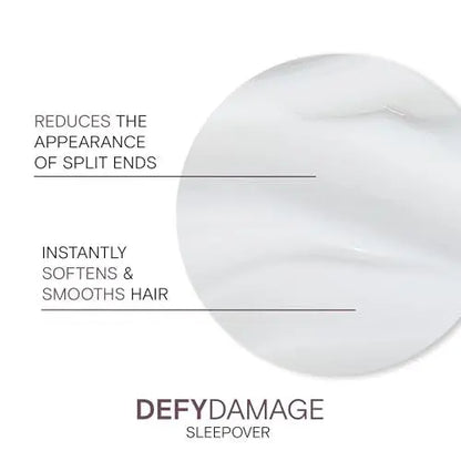 Joico Defy Damage Sleepover Overnight Nourishing Treatment – No Rinse, Instantly Softens & Smooths, Strengthens Bonds, Reduces Breakage & Split Ends, with Arginine & Keratin, 3.38 oz Avelisse