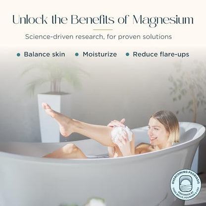 Ocean Soothe Flare Relief Bath Soak - Highly Concentrated Pure Magnesium Salts with Lavender Oil for Problematic & Dry Skin, Sensitive Skin Safe, 500mL Avelisse