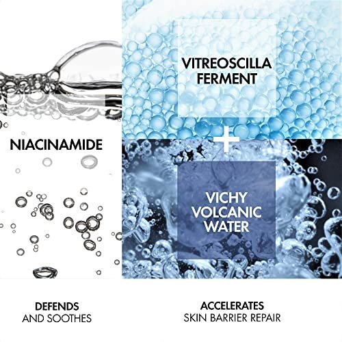 Vichy Mineral 89 Prebiotic Defense & Recovery Concentrate - Niacinamide Serum for Face, Skin Barrier Repair with Antioxidants, Pore Minimizer & Hydrating Serum for Dull, Dry Skin - görsel 6