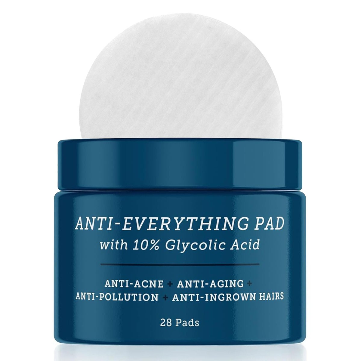 Oars + Alps Anti Everything Pads & Blackhead Remover - Facial Cleanser & Exfoliator with 10% Glycolic & Salicylic Acids for All Skin Types, 28 Count Avelisse