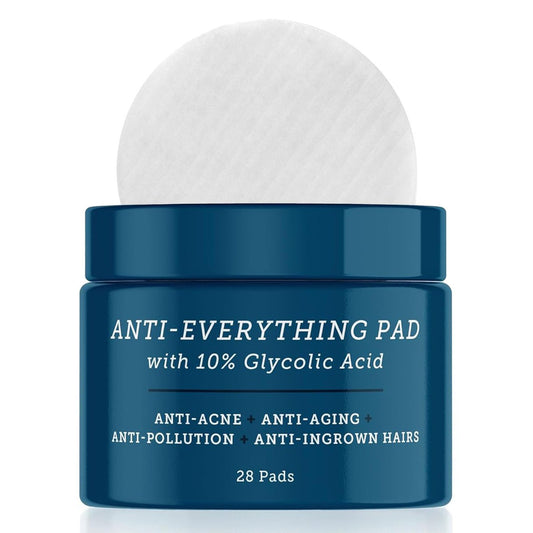 Oars + Alps Anti Everything Pads & Blackhead Remover - Facial Cleanser & Exfoliator with 10% Glycolic & Salicylic Acids for All Skin Types, 28 Count Avelisse
