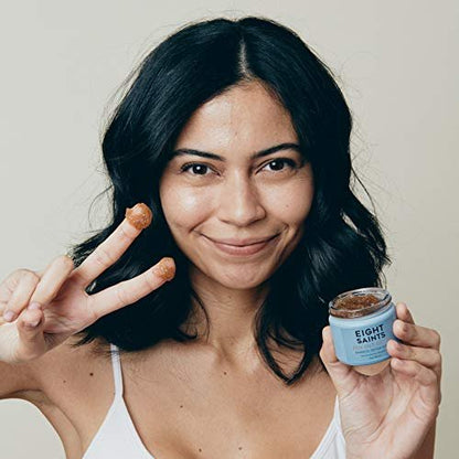 Eight Saints Zen Out Of Ten Bamboo Detox Face Scrub - Daily Exfoliating Facial Scrub with Bamboo Fibers, Vitamin C & Aloe Vera, Unclogs Pores, Blackheads, Blemishes, and Dull Skin, 2 oz Avelisse