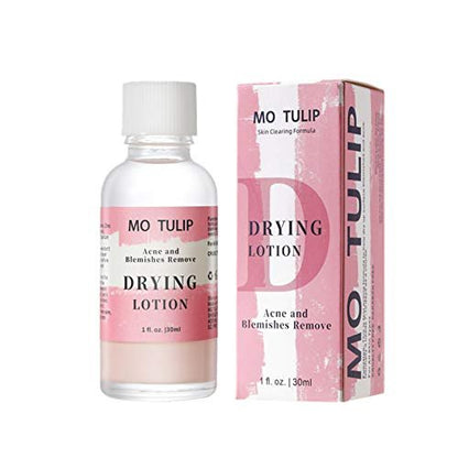 MO TULIP Acne Drying Lotion - Overnight Acne Spot Treatment with Salicylic Acid for Face and Body, 1 oz