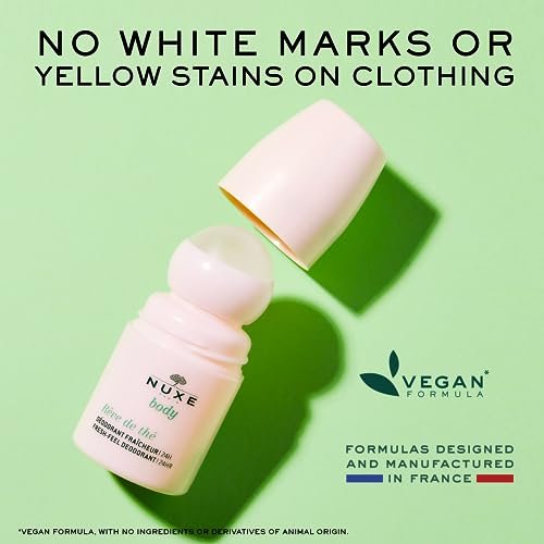 NUXE Aluminum-Free Deodorant for Women | Natural Extra Strength 24-Hour Odor & Sweat Protection, 1.6 Fl Oz - görsel 6