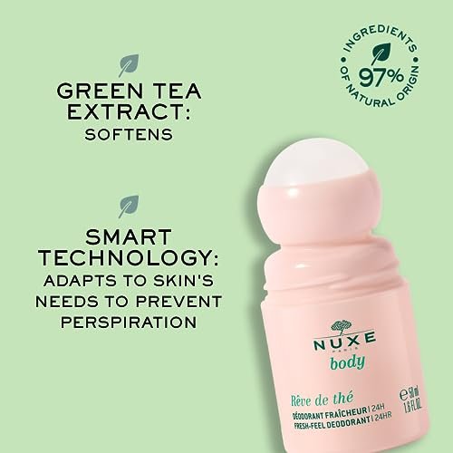 NUXE Aluminum-Free Deodorant for Women | Natural Extra Strength 24-Hour Odor & Sweat Protection, 1.6 Fl Oz - görsel 8