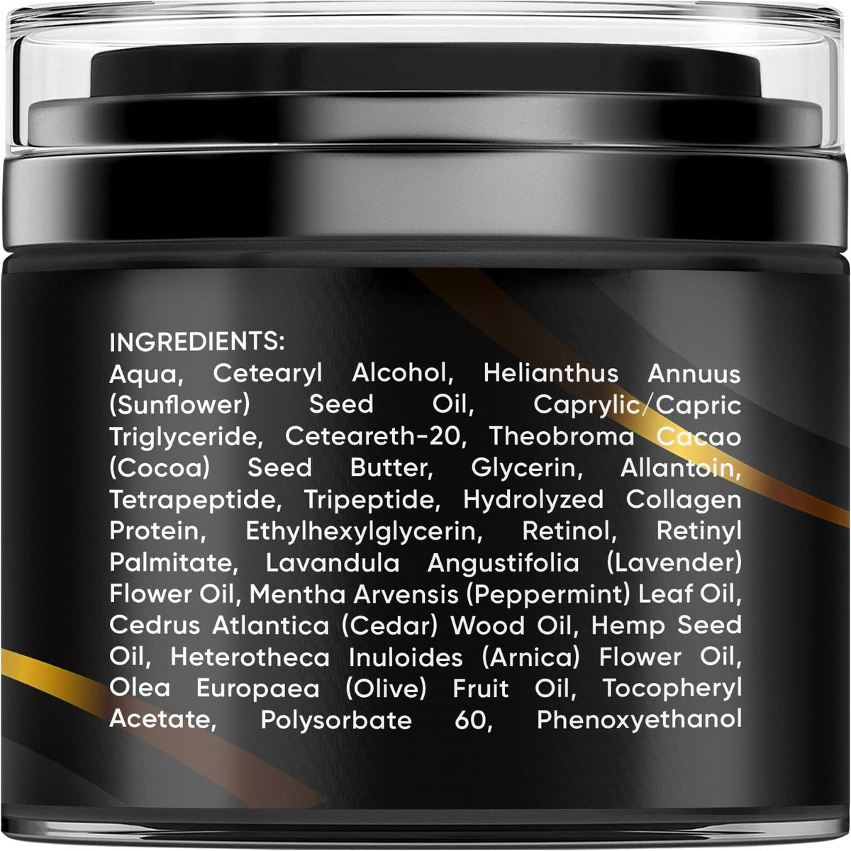 Retinol Face Cream – Natural Anti-Wrinkle Cream with Collagen & Hyaluronic Acid – Anti-Aging Facial Moisturizer, 1.7 oz Avelisse