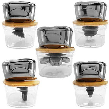 FitSand Bamboo Electric Head Shaver Rinse Stand Compatible with Remington Balder Pro XR7000