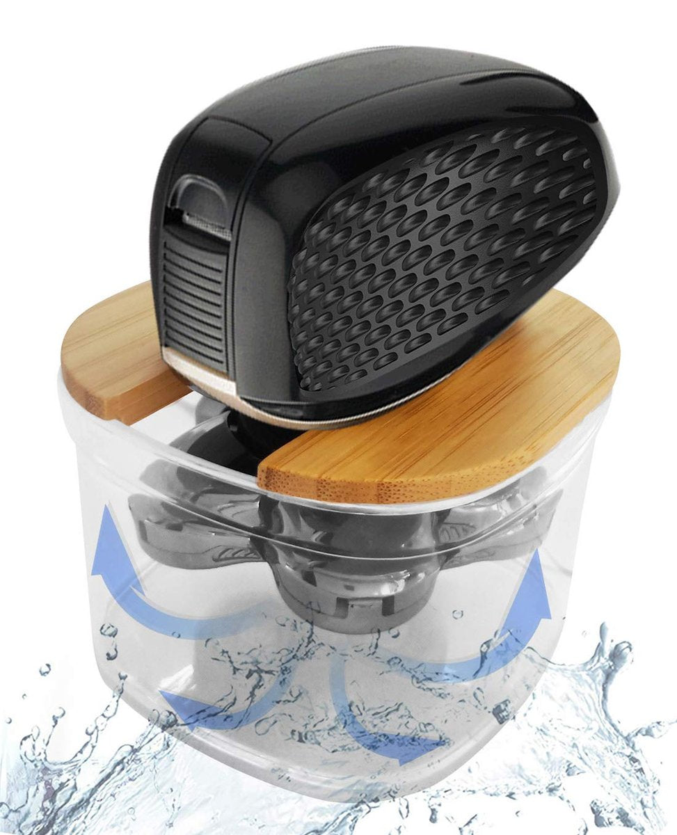 FitSand Bamboo Electric Head Shaver Rinse Stand Compatible with Remington Balder Pro XR7000 - görsel 1