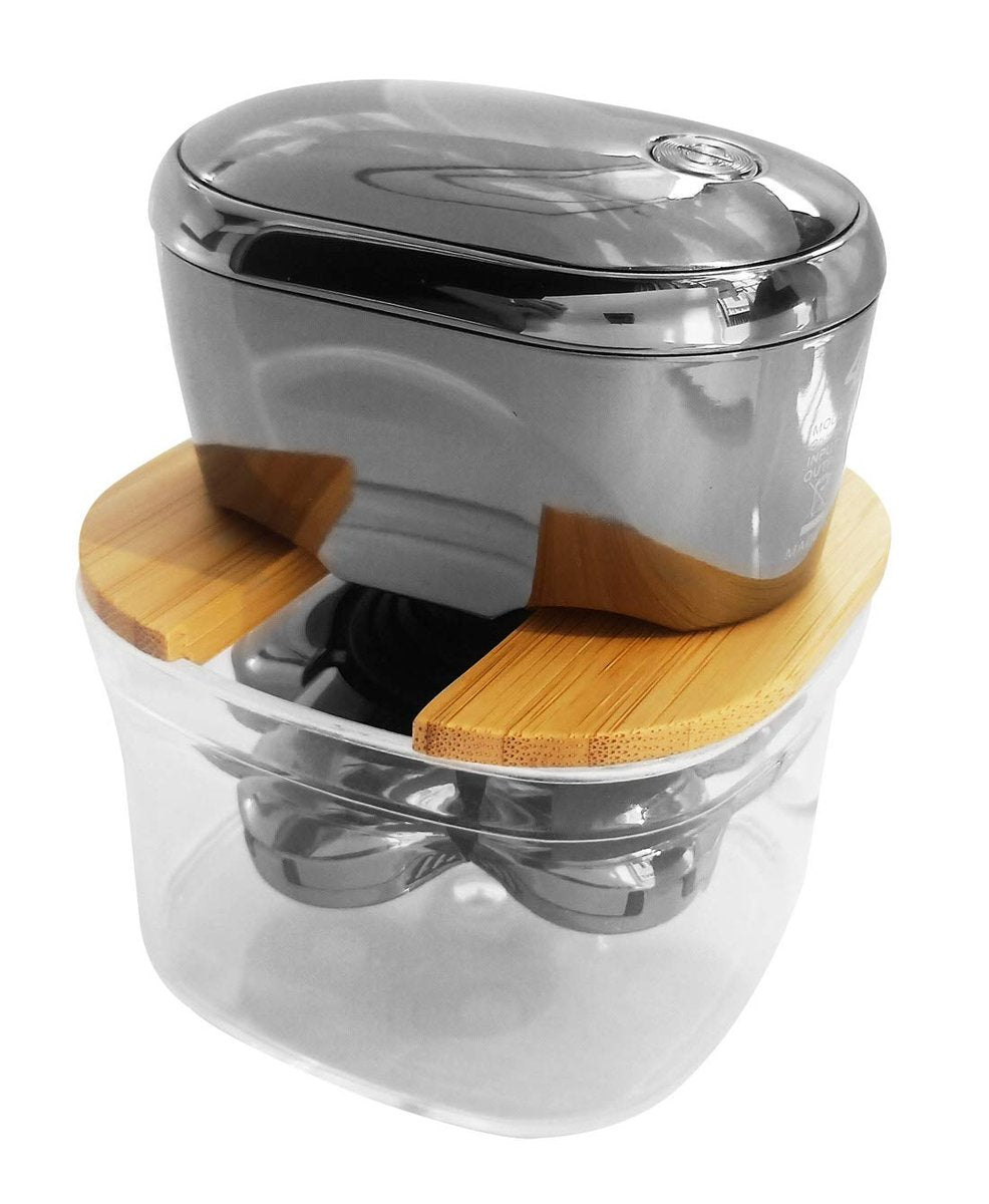 FitSand Bamboo Electric Head Shaver Rinse Stand Compatible with Remington Balder Pro XR7000 - görsel 13