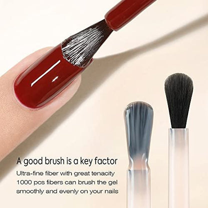 VENALISA 2 Pcs 15ml Gel Nail Polish Base and Top Coat Set - No Wipe High Gloss Long Lasting Tempered Top Coat Soak Off LED Gel Kit