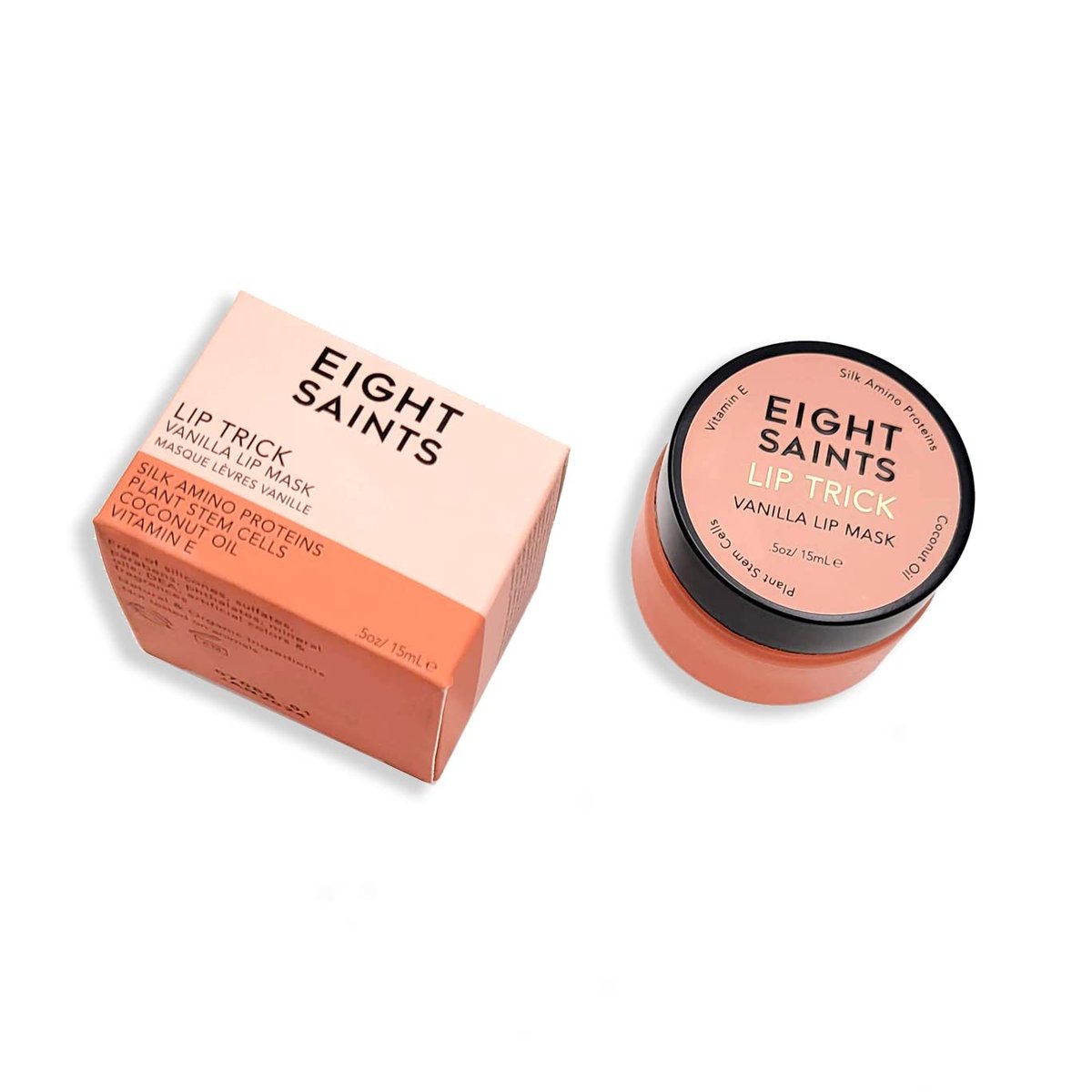 Eight Saints Lip Trick Vanilla Lip Mask – Plumping, Hydrating Lip Gloss Treatment for Full, Soft Lips Avelisse