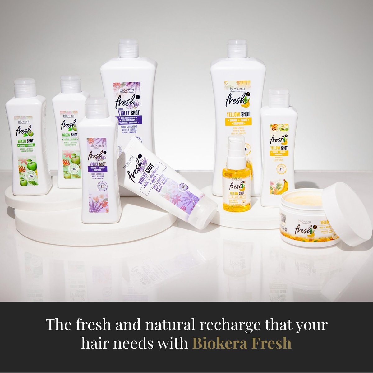 SALERM Biokera Fresh Violet Purple Shampoo - Toning Shampoo for Blonde, Gray, Highlighted, and Bleached Hair - Sulfate-Free & Paraben-Free - 300 ml - görsel 11