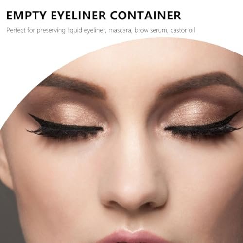 5-Pack Refillable Empty Eyeliner Tubes – DIY Liquid Eyeliner Pen Set (Gold, 13cm) - görsel 12