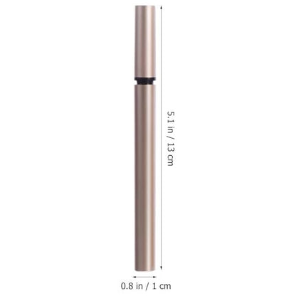 5-Pack Refillable Empty Eyeliner Tubes – DIY Liquid Eyeliner Pen Set (Gold, 13cm)