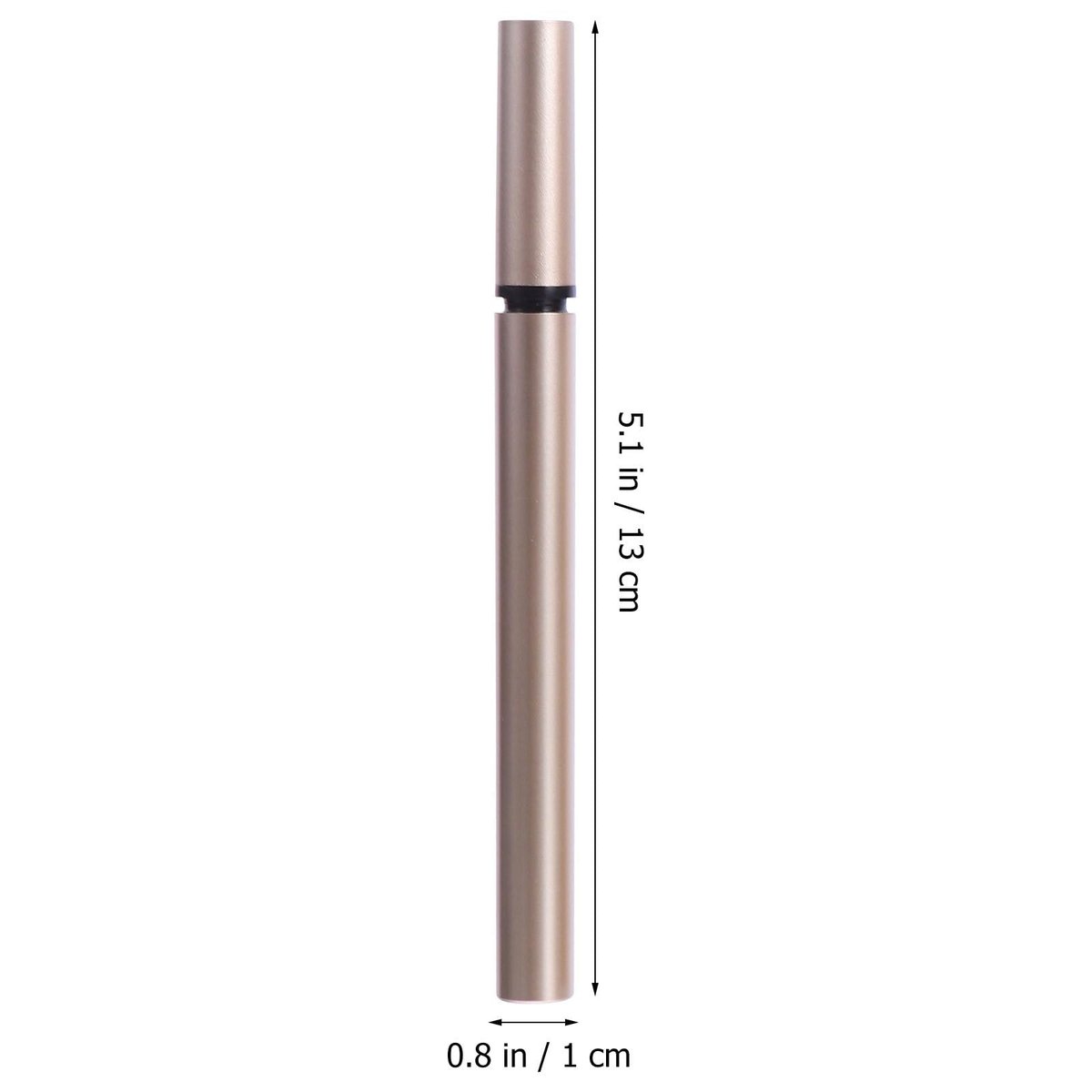 5-Pack Refillable Empty Eyeliner Tubes – DIY Liquid Eyeliner Pen Set (Gold, 13cm) - görsel 5