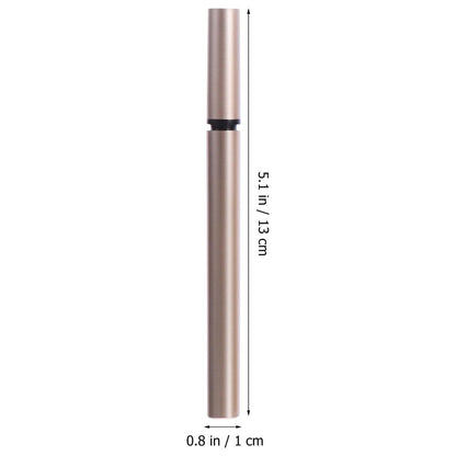 5-Pack Refillable Empty Eyeliner Tubes – DIY Liquid Eyeliner Pen Set (Gold, 13cm)