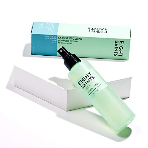 Eight Saints Coast is Clear Seaweed Anti Aging Face Toner - Alcohol Free, Minimizes Pores & Redness, with Witch Hazel & Kelp, 6 oz - görsel 4