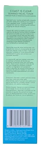 Eight Saints Coast is Clear Seaweed Anti Aging Face Toner - Alcohol Free, Minimizes Pores & Redness, with Witch Hazel & Kelp, 6 oz - görsel 13