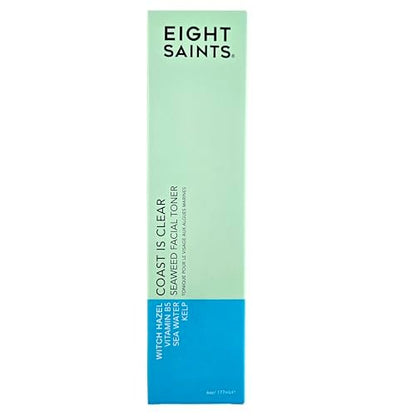 Eight Saints Coast is Clear Seaweed Anti Aging Face Toner - Alcohol Free, Minimizes Pores & Redness, with Witch Hazel & Kelp, 6 oz