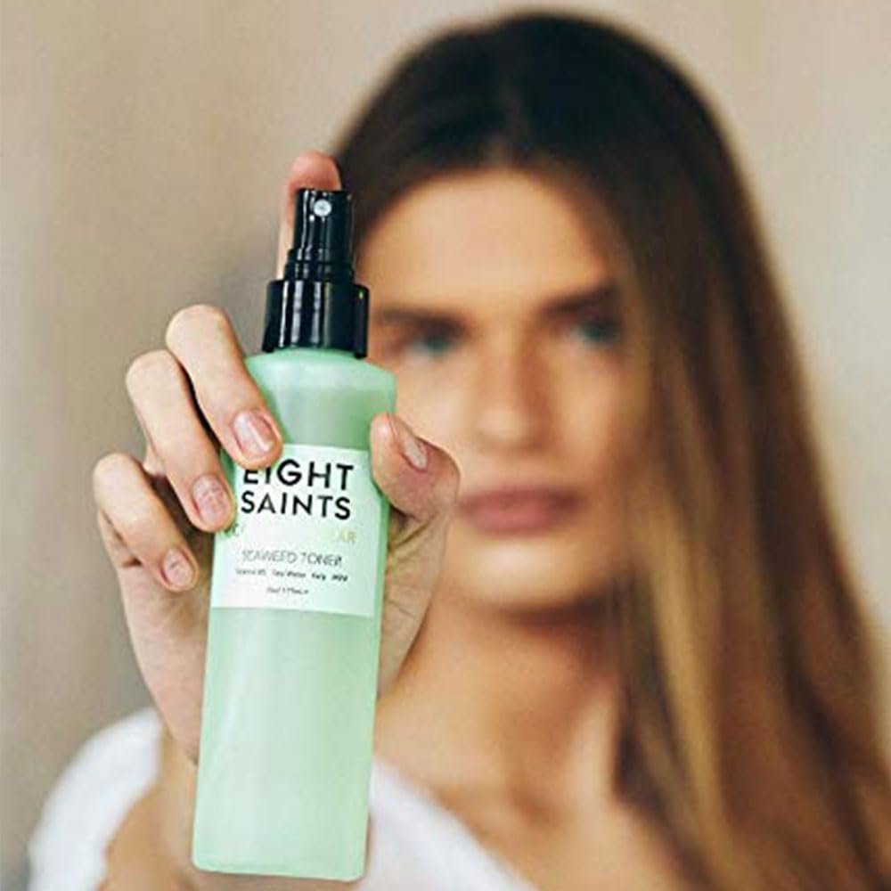 Eight Saints Coast is Clear Seaweed Anti Aging Face Toner - Alcohol Free, Minimizes Pores & Redness, with Witch Hazel & Kelp, 6 oz - görsel 5
