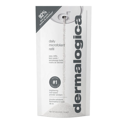 Dermalogica Daily Microfoliant - Gentle Rice-Based Exfoliator with Salicylic Acid & Papaya Enzyme for Brighter, Smoother Skin (2.6 oz Refill) Avelisse