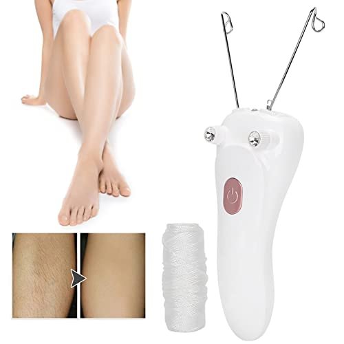 Betued Electric Threading Epilator - USB Rechargeable Hair Removal Device for Face & Body, Pink Avelisse