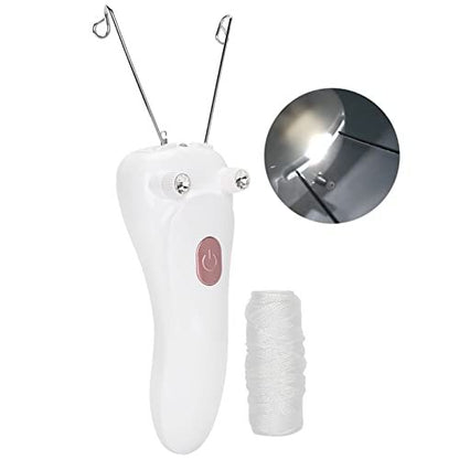 Betued Electric Threading Epilator - USB Rechargeable Hair Removal Device for Face & Body, Pink Avelisse