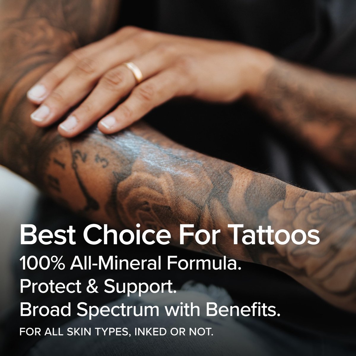 Mad Rabbit Defend Tattoo Sunscreen SPF 30 Mineral Lotion – Tattoo Fade Protection & Moisturizer (3.4 oz) Avelisse