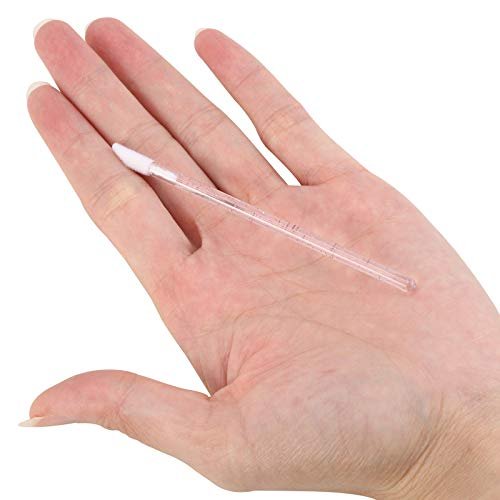 300 Count Disposable Lip Brushes - Pink Crystal Lipstick Applicator Wands, Nylon Bristles, Bulk Pack - görsel 6