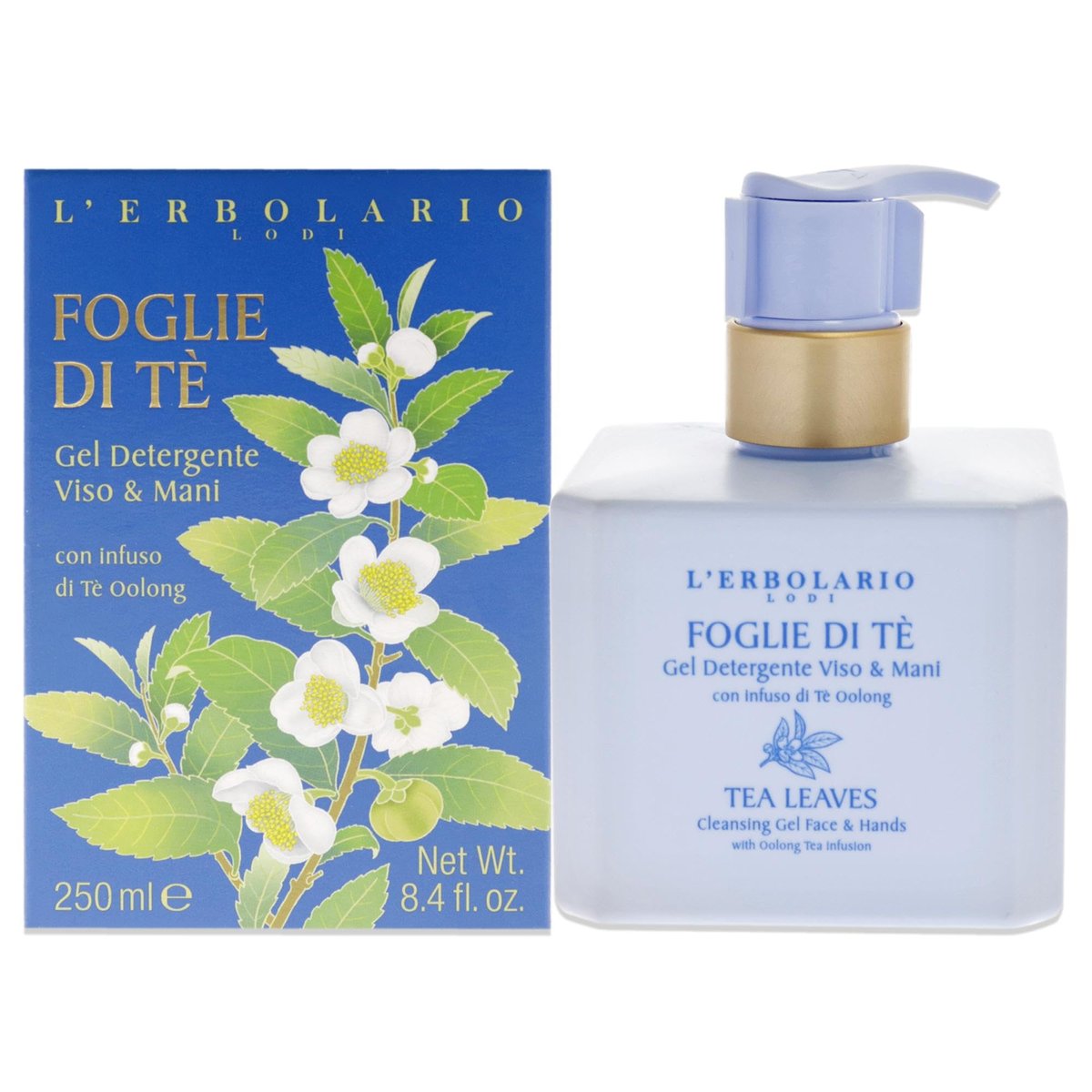 L'Erbolario Tea Leaves Shower Gel – Nourishing, Moisturizing & Protective Body Wash with Softening & Toning Properties, 8.5 oz - görsel 1