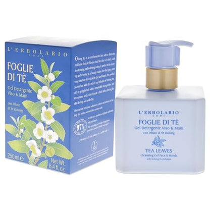 L'Erbolario Tea Leaves Shower Gel – Nourishing, Moisturizing & Protective Body Wash with Softening & Toning Properties, 8.5 oz