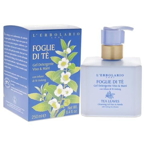 L'Erbolario Tea Leaves Shower Gel – Nourishing, Moisturizing & Protective Body Wash with Softening & Toning Properties, 8.5 oz - görsel 6