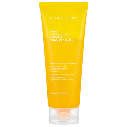 APRILSKIN Calendula Low pH Gel Cleanser – Gentle Deep Clean for Dry, Sensitive, Acne-Prone Skin | Vegan & Cruelty Free | 6.76 oz Avelisse