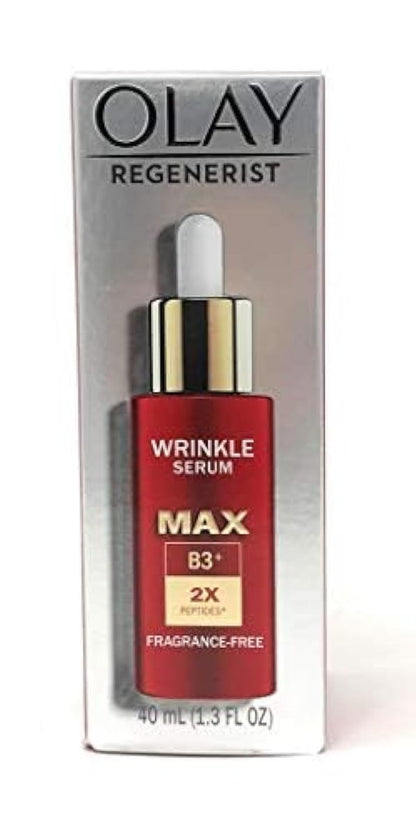 Olay Niacinamide Serum MAX Wrinkle Reducing, Fragrance-Free, 1.3 oz (40 mL) Avelisse