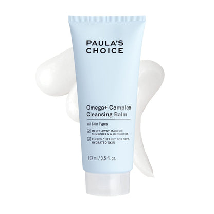 Paula's Choice Omega Complex Face Cleansing Balm – Gentle Daily Makeup Remover for Dry & Sensitive Skin, Mineral Oil-Free & Fragrance-Free, 3.5 Fl Oz Avelisse