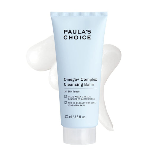 Paula's Choice Omega Complex Face Cleansing Balm – Gentle Daily Makeup Remover for Dry & Sensitive Skin, Mineral Oil-Free & Fragrance-Free, 3.5 Fl Oz Avelisse