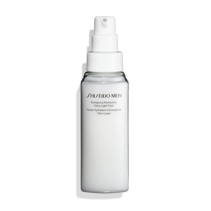 Shiseido Men Energizing Moisturizer Extra Light Fluid - 100 mL | Anti-Aging & Hydrating Face Moisturizer for Men Avelisse