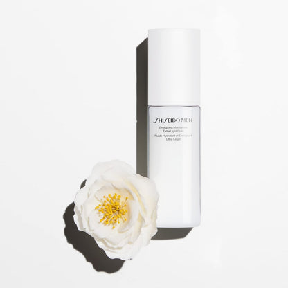 Shiseido Men Energizing Moisturizer Extra Light Fluid - 100 mL | Anti-Aging & Hydrating Face Moisturizer for Men Avelisse