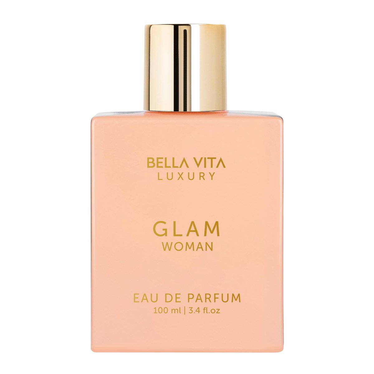 Bellavita Luxury Glam Eau de Parfum for Women – 100 ml (3.4 fl.oz.) White Floral & Jasmine Long-Lasting Fragrance Avelisse