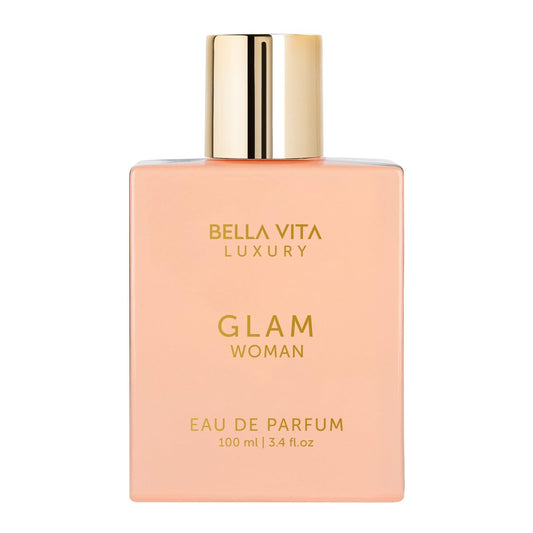 Bellavita Luxury Glam Eau de Parfum for Women – 100 ml (3.4 fl.oz.) White Floral & Jasmine Long-Lasting Fragrance Avelisse
