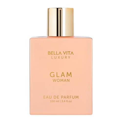 Bellavita Luxury Glam Eau de Parfum for Women – 100 ml (3.4 fl.oz.) White Floral & Jasmine Long-Lasting Fragrance Avelisse