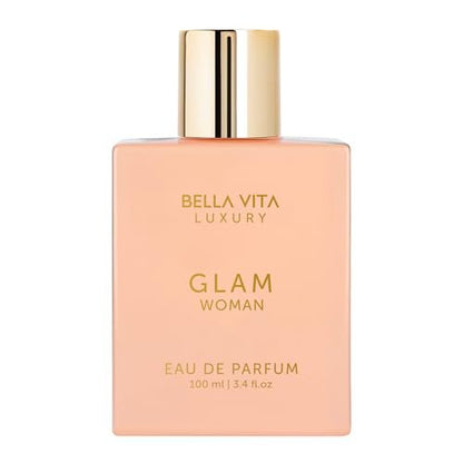 Bellavita Luxury Glam Eau de Parfum for Women – 100 ml (3.4 fl.oz.) White Floral & Jasmine Long-Lasting Fragrance Avelisse