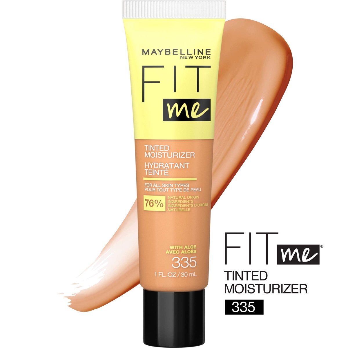 Maybelline Fit Me Tinted Moisturizer 335 – Natural Coverage Face Makeup, 1 fl oz Avelisse