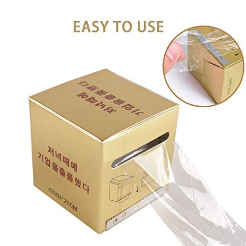Clear Disposable Eyebrow Tattoo Plastic Wrap - 2 Pack Microblading Saran Barrier Film for Permanent Makeup, Lips, and Tattoo Aftercare - görsel 4