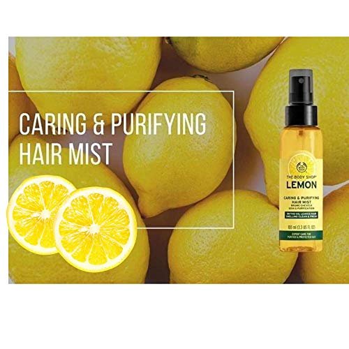 The Body Shop Lemon Caring & Purifying Hair Mist 3.3 fl oz Avelisse