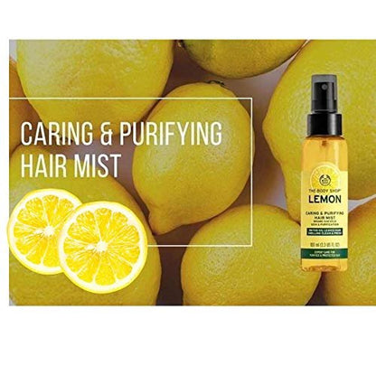 The Body Shop Lemon Caring & Purifying Hair Mist 3.3 fl oz Avelisse