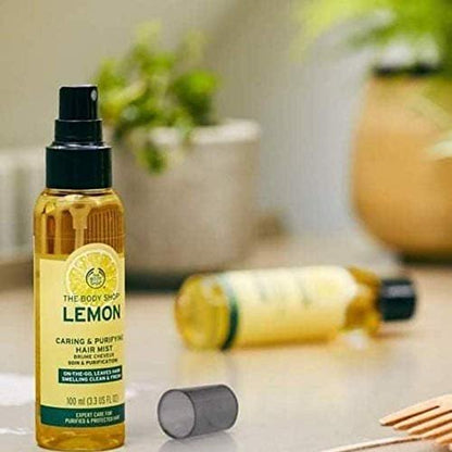 The Body Shop Lemon Caring & Purifying Hair Mist 3.3 fl oz Avelisse