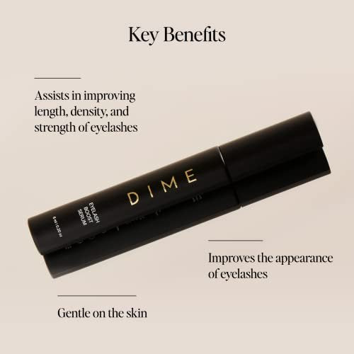 DIME Beauty Eyelash Boost Serum – Lash Growth Serum for Longer, Thicker, Healthier Eyelashes | 0.20 oz / 6 ml Avelisse